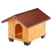 Снимка на Ferplast Domus Small - Дървена къща за кучета, 60,5 x 73,5 x h 54,5 см. 1