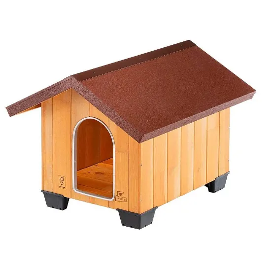 Снимка на Ferplast Domus Small - Дървена къща за кучета, 60,5 x 73,5 x h 54,5 см.