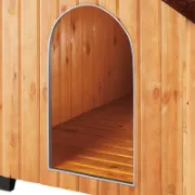 Снимка на Ferplast Domus Small - Дървена къща за кучета, 60,5 x 73,5 x h 54,5 см. 3