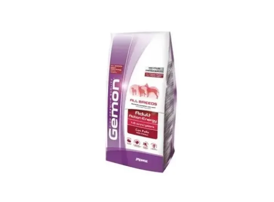 Снимка на Gemon All Breeds Adult Action Energy with Chicken - Суха храна с пилешко месо, за бременни, кърмещи, работни и кучета живеещи на открито, подходяща за всички породи, 20 кг.