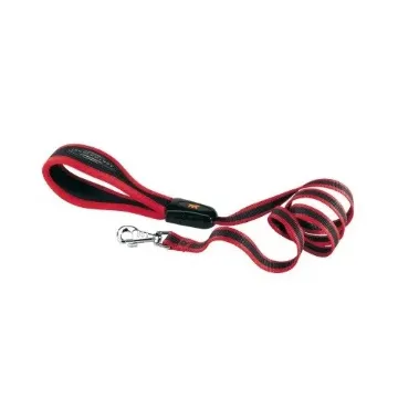 Показвай детайлите за Ferplast - Ergocomfort - Елегантен повод за кучета с подплатена дръжка, 15мм/120 см. - червен 1 - MyPetShop.bg Снимка на Ferplast - Ergocomfort - Елегантен повод за кучета с подплатена дръжка, 15мм/120 см. - червен 1