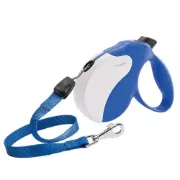 Снимка на Ferplast - Amigo Cord Large - Автоматичен повод за кучета до 50 кг, 5 метра въже, синьо бял 1