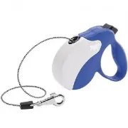 Снимка на Ferplast - Amigo Cord Mini - Автоматичен повод за кучета до 12 кг, 3 метра въже - синьо бял 2