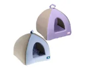Снимка на Ferplast - Tipi - Меко легло за кучета и котки тип къщичка, 42см/42см/36 см. 1