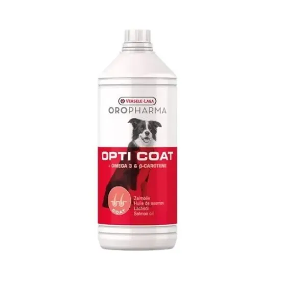 Снимка на Versele-Laga - Opti Coat Хранителна добавка за кучета - опаковка 1 л