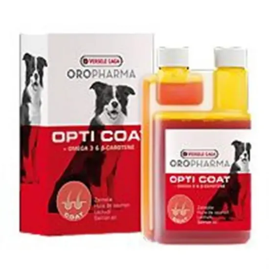 Снимка на Versele-Laga - Opti Coat Хранителна добавка за кучета - опаковка 250 мл