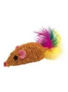Снимка на Ferplast Cat toy mouse- Забавна котешка играчка - мишка с пера, 8 x 4 x 4 см. 2