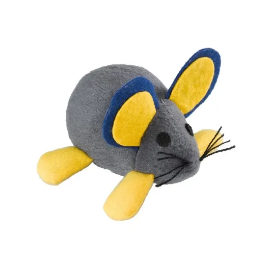 Снимка на Ferplast Cloth mouse spring - Забавна котешка играчка - вибрираща мишка, 10 / 5,5 см - ø 11 см.