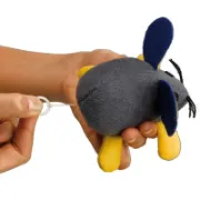 Снимка на Ferplast Cloth mouse spring - Забавна котешка играчка - вибрираща мишка, 10 / 5,5 см - ø 11 см. 2