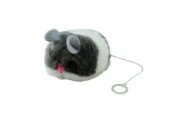 Снимка на Ferplast Trembling plush mouse - Забавна играчка за котки - механична плюшена мишка, 7.5 см. 1