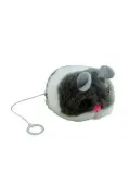 Снимка на Ferplast Trembling plush mouse - Забавна играчка за котки - механична плюшена мишка, 7.5 см. 2