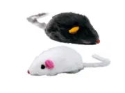 Снимка на Ferplast Cat toy-Забавна играчка за котки, плюшени мишки 2 броя, 5 см. 1