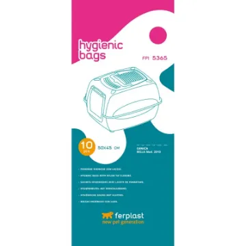 Показвай детайлите за Ferplast Hygienic bags - Хигиенни торбички за котешка тоалетна Genica, Cosmic, Prima и Prima Cabrio,50/45 см, 10 броя 1 - MyPetShop.bg Снимка на Ferplast Hygienic bags - Хигиенни торбички за котешка тоалетна Genica, Cosmic, Prima и Prima Cabrio,50/45 см, 10 броя 1