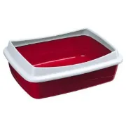 Снимка на Ferplast Nip 10 plus - Открита котешка тоалетна с борд против изсипване, 47 / 36 / 15,5 см. 1
