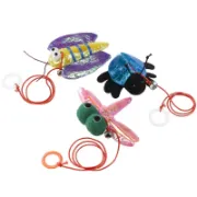 Снимка на Ferplast Hanging toy for cats - Забавна висяща играчка за котки във форма на насекомо, 9х10х4см./1 брой 2