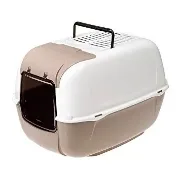 Снимка на Ferplast Prima Cabrio - Закрита котешка тоалетна с филтър против миризми, 52,5 / 39,5 / 38 см. 5