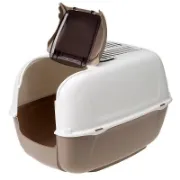 Снимка на Ferplast Prima Cabrio - Закрита котешка тоалетна с филтър против миризми, 52,5 / 39,5 / 38 см. 6
