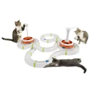 Снимка на Ferplast Typhon - Забавна котешка играчка, магически кръг с топче, 40/ 5 см. 6