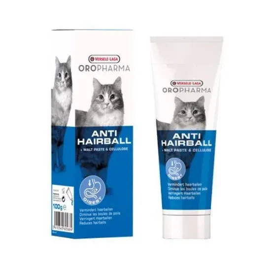 Снимка на Versele-Laga - Anti Hairball Хранителна добавка за котки - опаковка 100 г