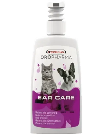 Снимка на Versele-Laga - Ear Care Cat lotion Лосион за котки и кучета - опаковка 150 мл