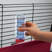 Снимка на Ferplast Drinky rodents - Поилка с метално захващане за гризачи,/ синя, червена, бяла - 75 мл. 2