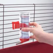 Снимка на Ferplast Drinky 150 - Поилка за гризачи / червена, бяла, синя , 150 мл. 3