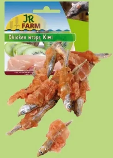 Снимка на JR Farm Лакомство за гризачи - снакс с риба и пиле, 50 гр.