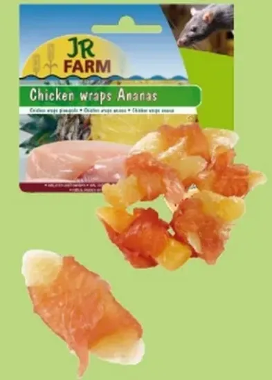 Снимка на JR Farm Лакомство за гризачи - снакс с ананас и пиле, 50 гр.