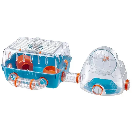Снимка на Ferplast - Cage Combi 2 - Клетка за хамстери и други малки гризачи - 79,5 x 29,5 x 26,3 см