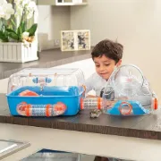 Снимка на Ferplast - Cage Combi 2 - Клетка за хамстери и други малки гризачи - 79,5 x 29,5 x 26,3 см 3