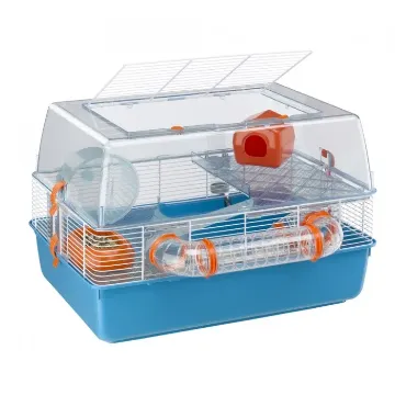 Показвай детайлите за Ferplast - Cage Duna Fun - Клетка за хамстери и други гризачи - 55 х 39 х 37,5 см. 1 - MyPetShop.bg Снимка на Ferplast - Cage Duna Fun - Клетка за хамстери и други гризачи - 55 х 39 х 37,5 см. 1