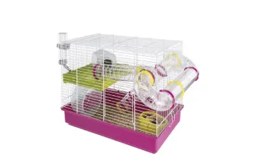 Показвай детайлите за Ferplast - Cage Laura - Оборудвана клетка за хамстери и други гризачи - 46 х 29,5 х 37,5 см 1 - MyPetShop.bg Снимка на Ferplast - Cage Laura - Оборудвана клетка за хамстери и други гризачи - 46 х 29,5 х 37,5 см 1