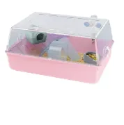 Снимка на Ferplast - CAGE MINI Duna Hamster -Оборудвана клетка за хамстери и други гризачи - 55 х 39 х 27 см. 2
