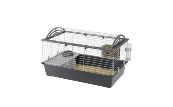 Снимка на Ferplast - Cage Casita 100 - Оборудвана клетка за зайци, хамстери, морски свинчета и други гризачи - размер 96 х 57 х 56 см