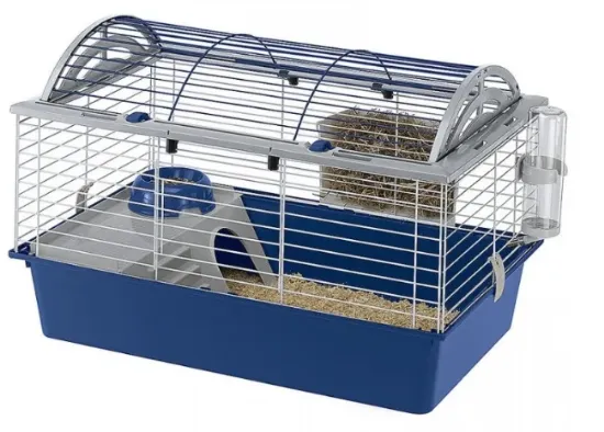 Снимка на Ferplast - Cage Casita 80 - Оборудвана клетка за зайци, хамстери , морски свинчета и други гризачи - размер 78 x 48 x h 50 cm