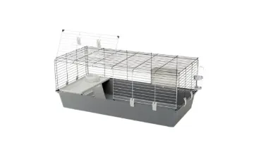 Показвай детайлите за Ferplast - CAGE Rabbit 120 -Оборудвана клетка за зайци и други гризачи, 118 х 58,5 х 51,5 см. 1 - MyPetShop.bg Снимка на Ferplast - CAGE Rabbit 120 -Оборудвана клетка за зайци и други гризачи, 118 х 58,5 х 51,5 см. 1