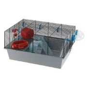 Снимка на Ferplast - Cage Micky/Milos Large - Оборудвана клетка за хамстери и мишки - размер 58 х 38 х 30,5 см. 1