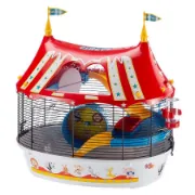 Снимка на Ferplast - CAGE CIRCUS FUN - Оборудвана клетка за хамстери и други гризчи - размер 49.5 х 34 х 42,5 см 1