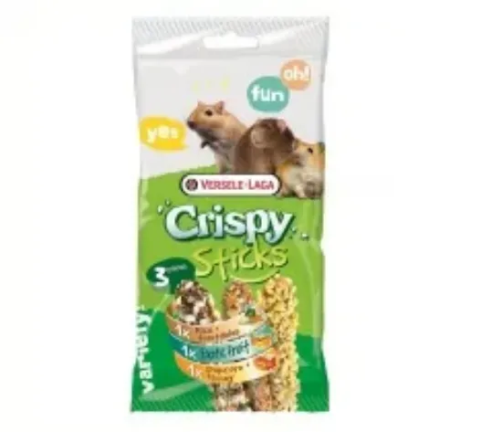 Снимка на Versele-Laga - Sticks Triple Variety Pack Omnivores Хранителна добавка за хамстери - опаковка 160 г
