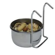 Снимка на Ferplast Sirio - Метална хранилка за папагали , ø 15,1 / 6 см. - 0,8 L 2