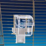 Снимка на Ferplast Feeder- Външна пластмасова хранилка за канари, екзотични и други малки птици, 6,9 / 5,7 / 7,8 см. 3