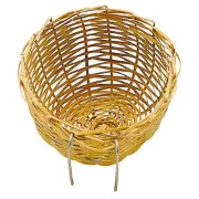 Снимка на Ferplast Wicker nest - Плетено гнездо за канарчета, екзотични и малки птици, ø 11 / 6 см. 1