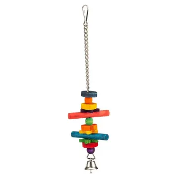 Показвай детайлите за Ferplast Parrot Toy - Дървена играчка за папагали, ø 3,8 / 31 см. 1 - MyPetShop.bg Снимка на Ferplast Parrot Toy - Дървена играчка за папагали, ø 3,8 / 31 см. 1