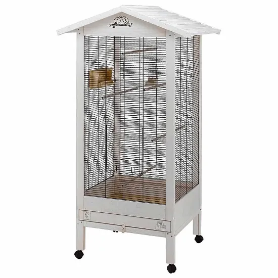 Снимка на Ferplast Canary and small bird aviary - Волиера/ клетка за канарчета и други малки птици - размер 84,5 х 65,5 х 165 cм.