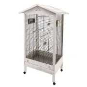 Снимка на Ferplast Canary and small bird aviary - Волиера/ клетка за канарчета и други малки птици - размер 84,5 х 65,5 х 165 cм. 2
