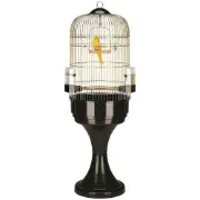 Снимка на Ferplast - Cage Max 6 Brass + Stand - Клетка за папагали с античен вид , Ø 53 x H 160 см. 1