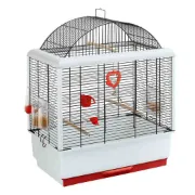 Снимка на Ferplast - Cage Palladio 3 - Оборудвана клетка за канарчета, екзотични и други малки птици - размер 49 х 30 х 65 см 1