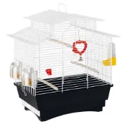 Снимка на Ferplast - Cage Pagoda - Оборудвана клетка за канарчета, екзотични и други птици - размер 47 x 29,5 x 50 см. 1