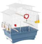 Снимка на Ferplast - Cage Pagoda - Оборудвана клетка за канарчета, екзотични и други птици - размер 47 x 29,5 x 50 см. 2