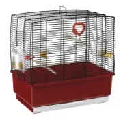 Снимка на Ferplast - Cage Guisy White - Клетка за канарчета, екзотични и други малки птици - размер 39 x 26 x 37 см. 2